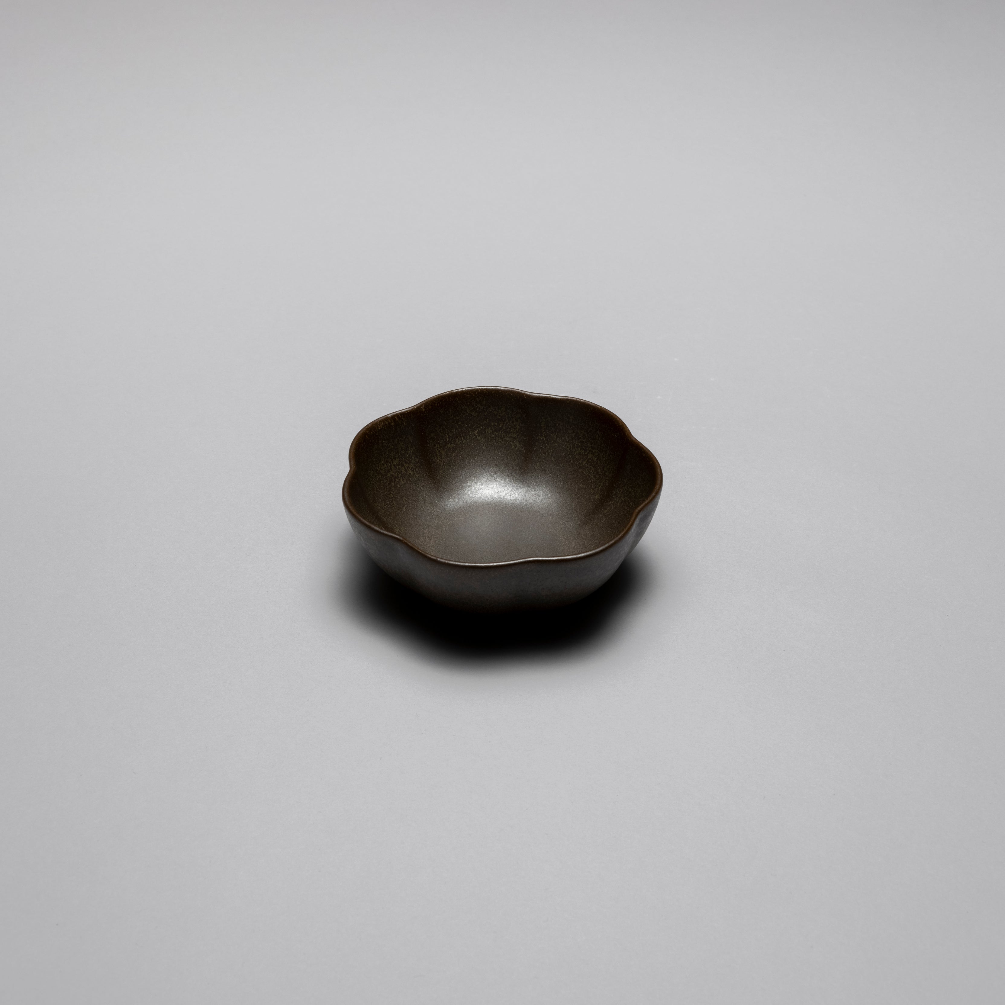 Ribbed Bowl, Green, 13cm x 13cm x H5cm