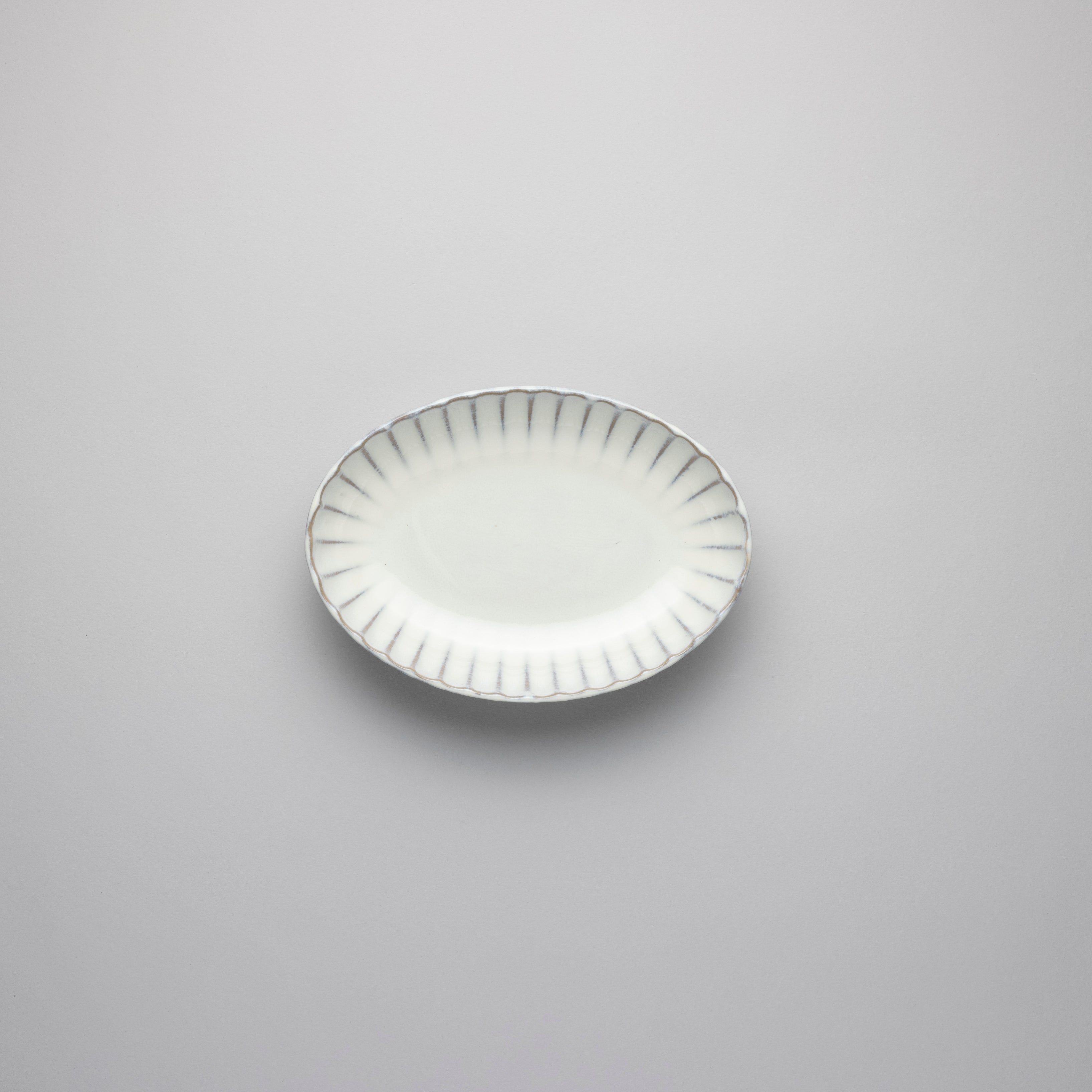 Serving Oval Bowl, White, L19cm x W13cm x H3.7cm