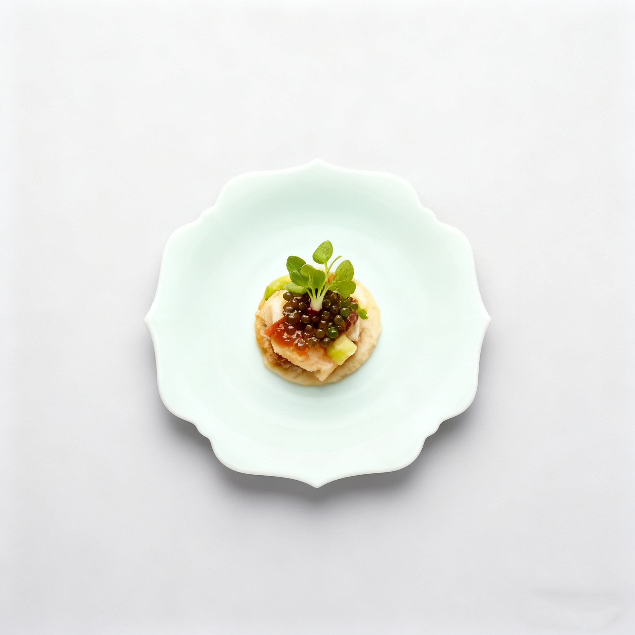 Blue White Plate, 25.5cm x H2.9cm