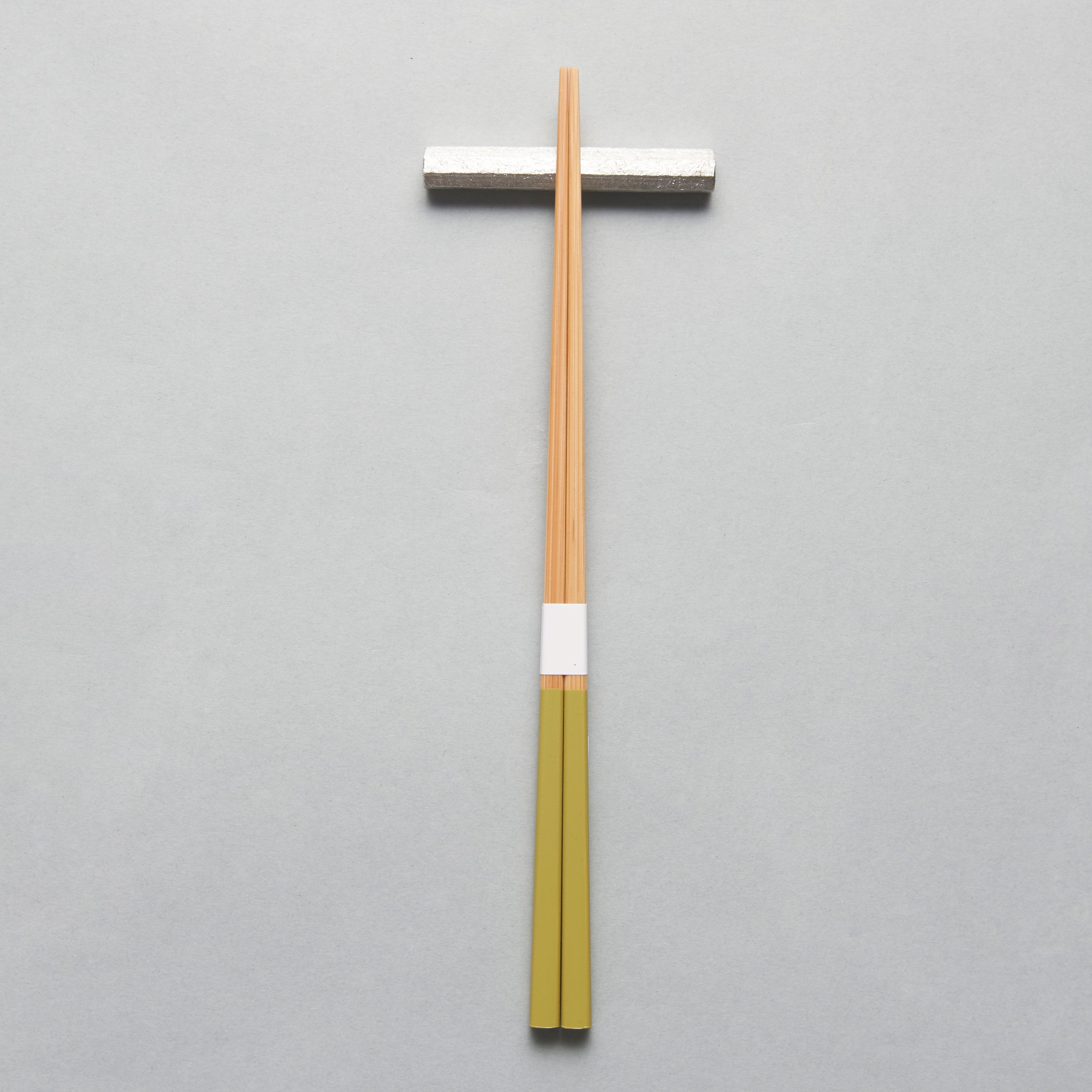 Square Acrylic Chopsticks, Olive, 23cm