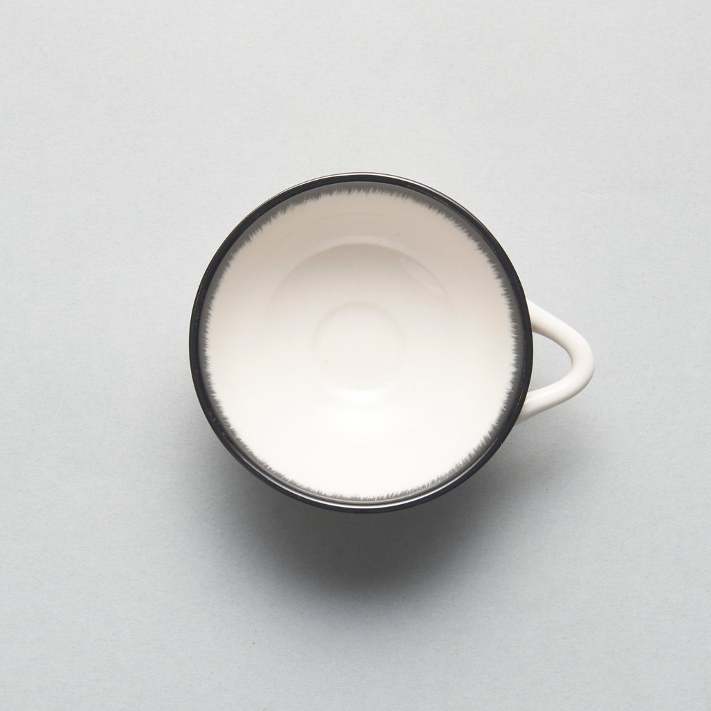 Espresso Cup, 8cl, Off White/Black, Var A
