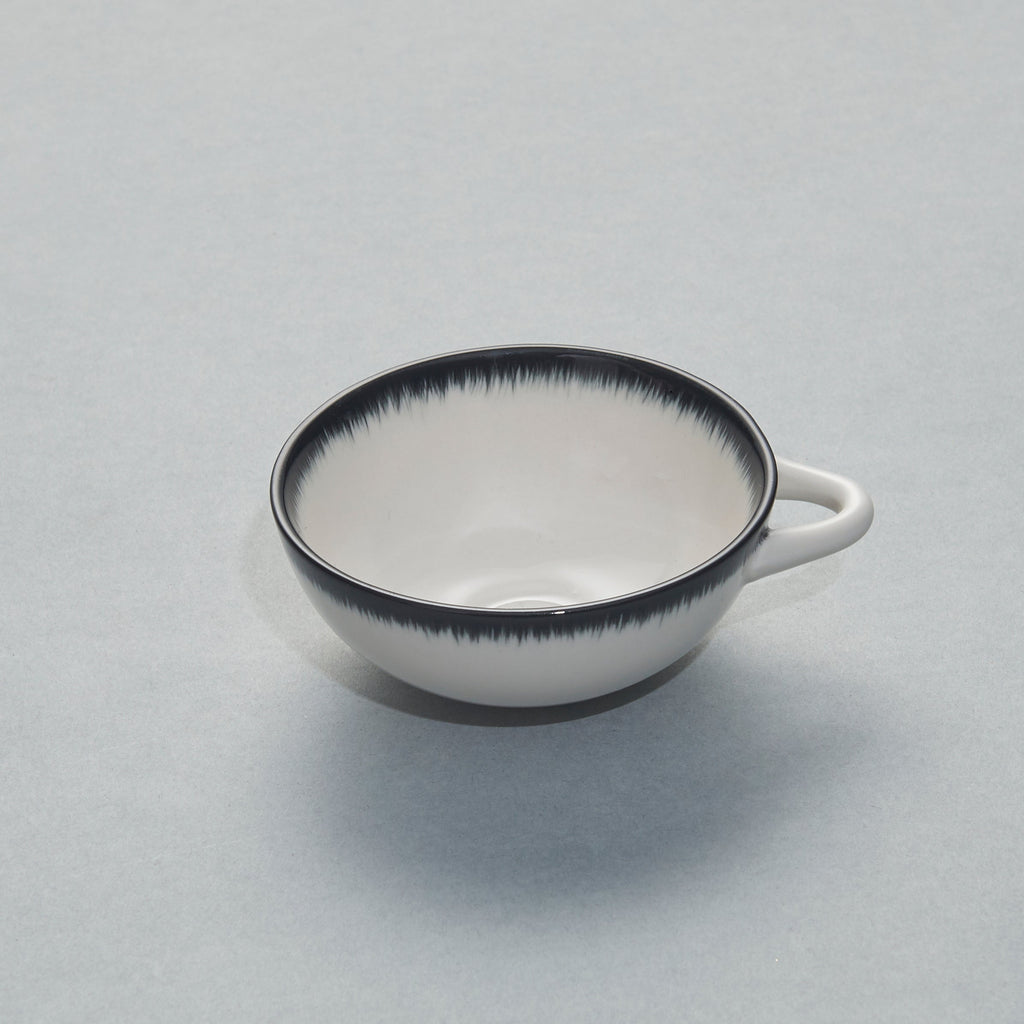 Espresso Cup, 8cl, Off White/Black, Var A