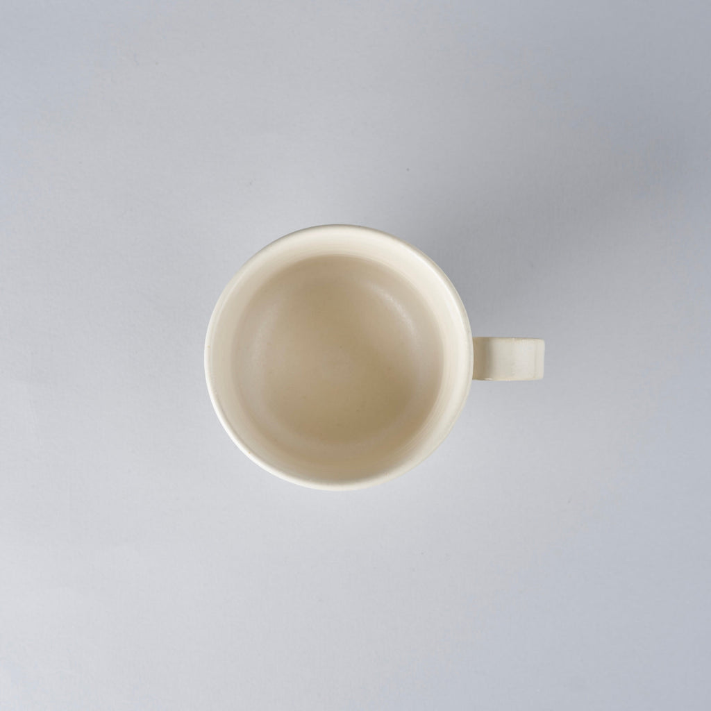 Coffee Cup, antique white, D8.5cm x H9.5cm