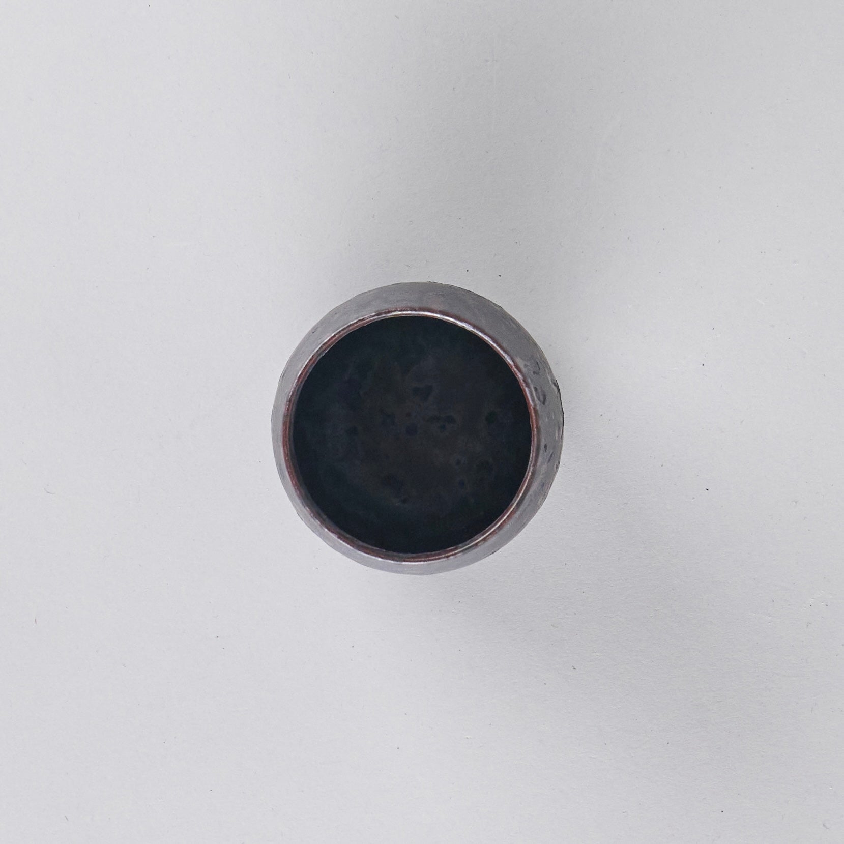 Cup, black rust, large size, D7.7cm x H9cm, 320ml