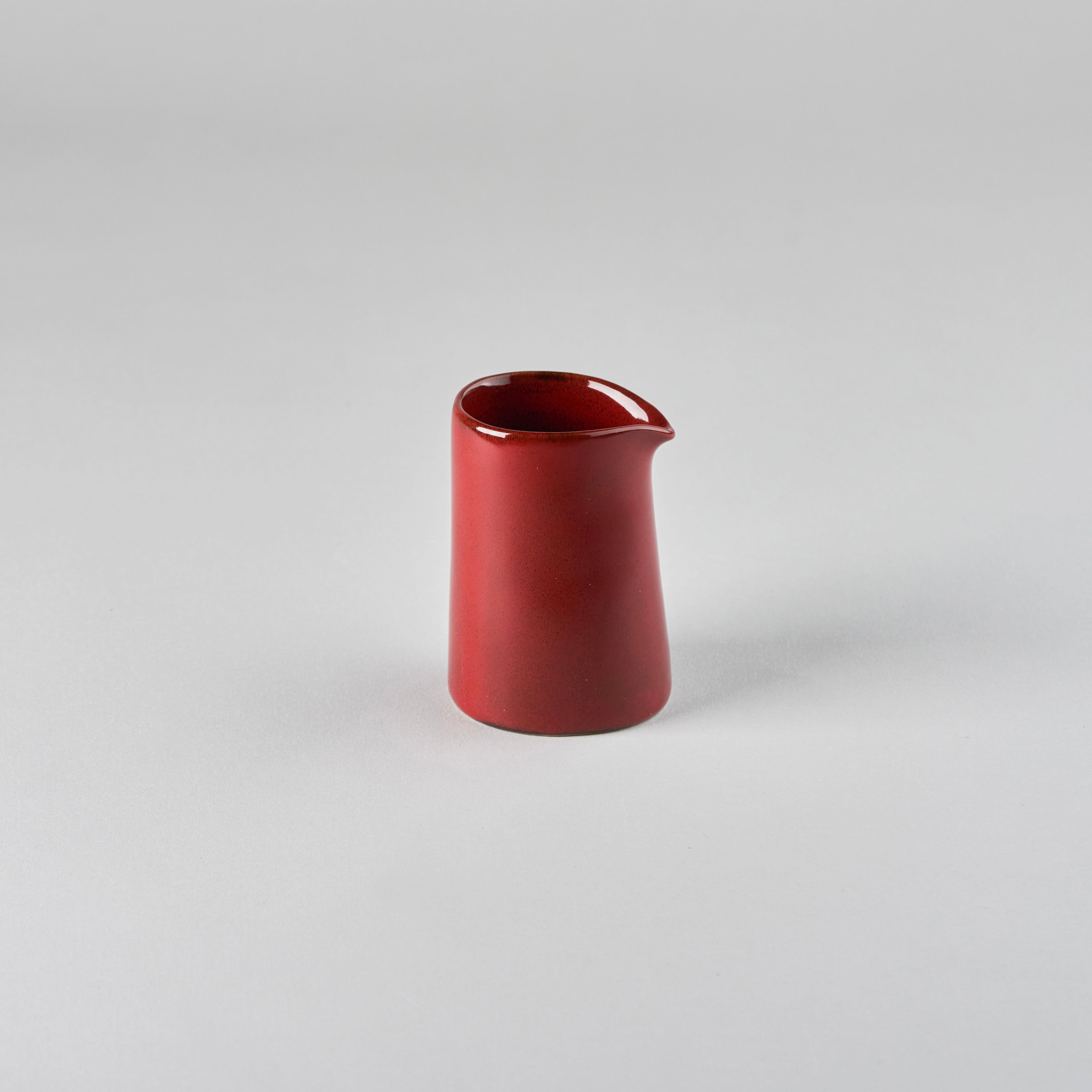 Milk Jug Venetian Red, L7.5 W7.5 H9cm