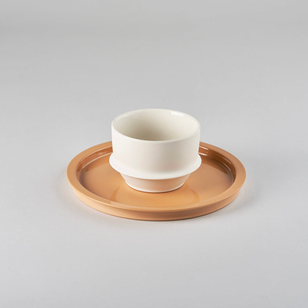 Coffee Cup Alabaster Dune, 9cm x 9cm x H6cm