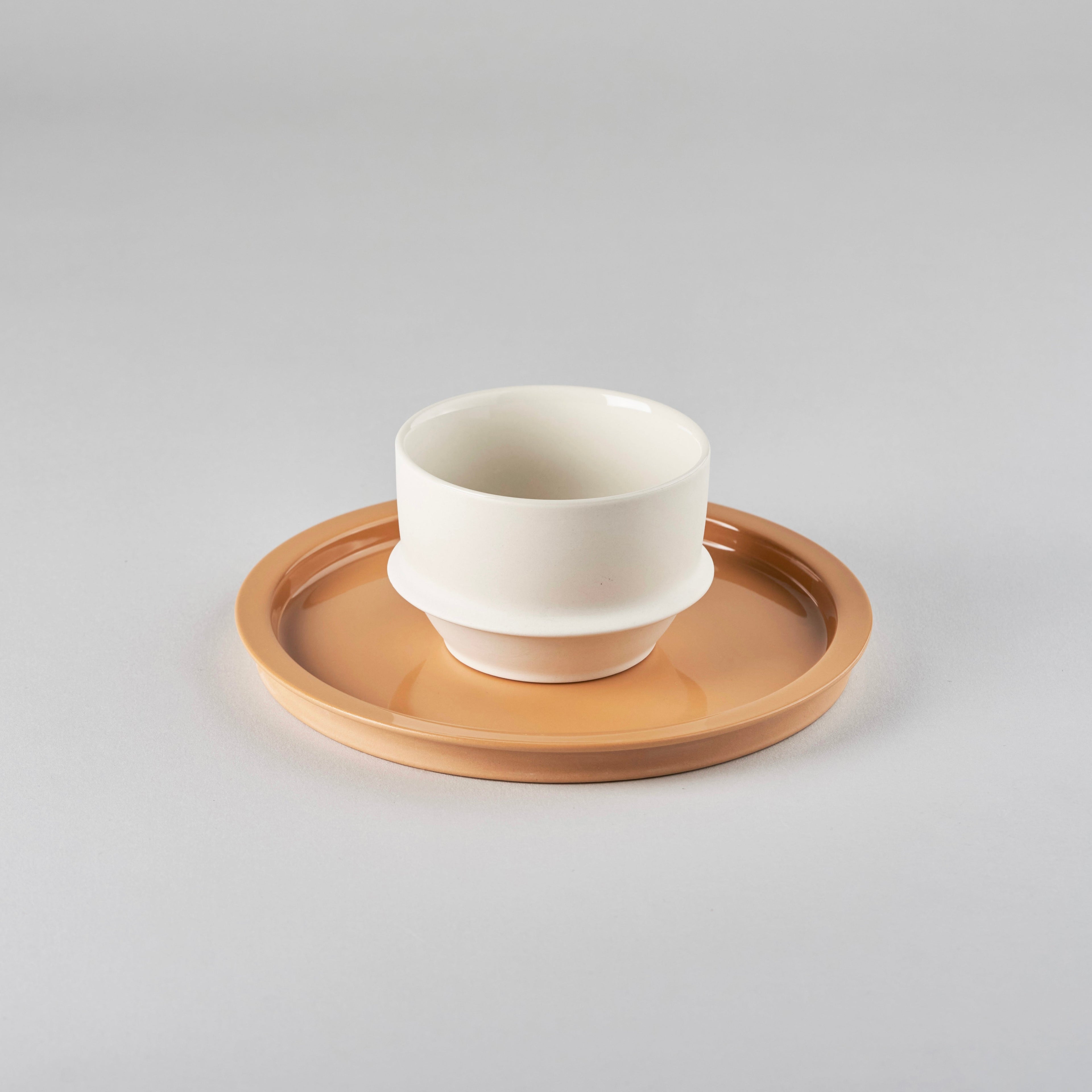 Coffee Cup Alabaster Dune, 9cm x 9cm x H6cm