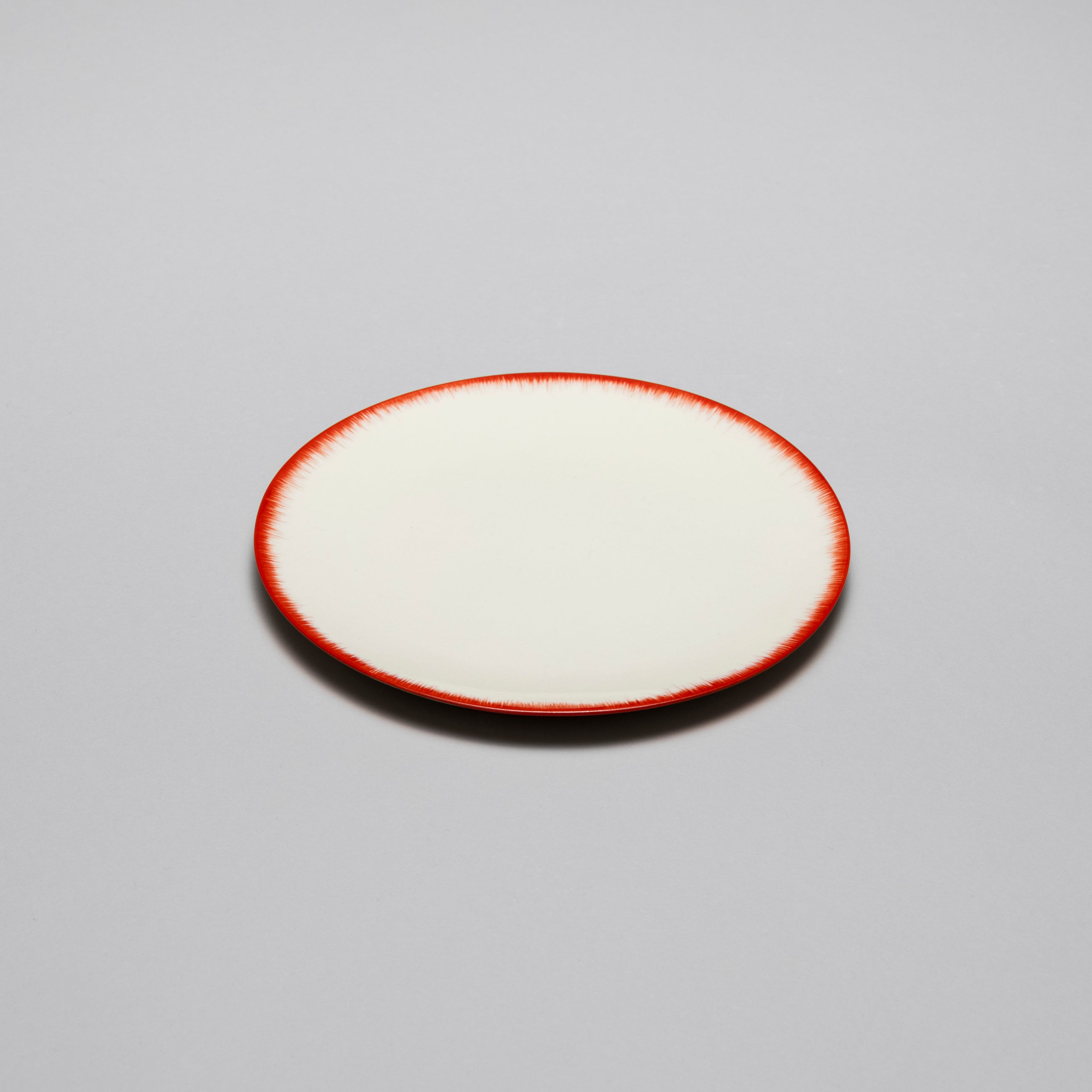 Dinner Plate, 17.5cm, Dé Off-White/Red VAR 2