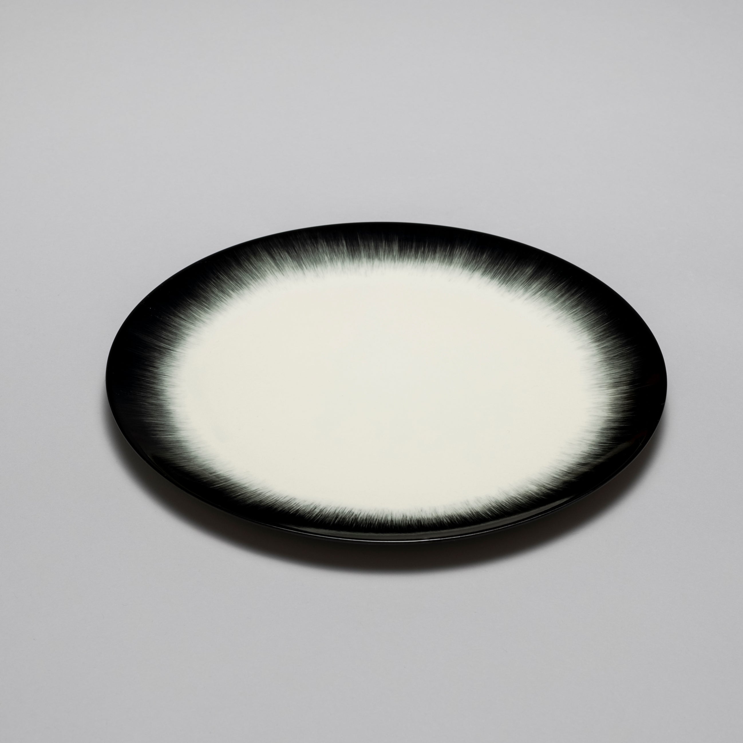 Dinner Plate, 24cm, Dé Off-White/Black VAR 4