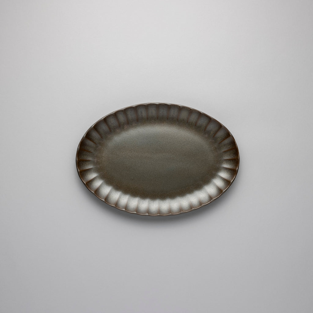 Serving Oval Plate, L22cm x W15.4cm x H2.7cm
