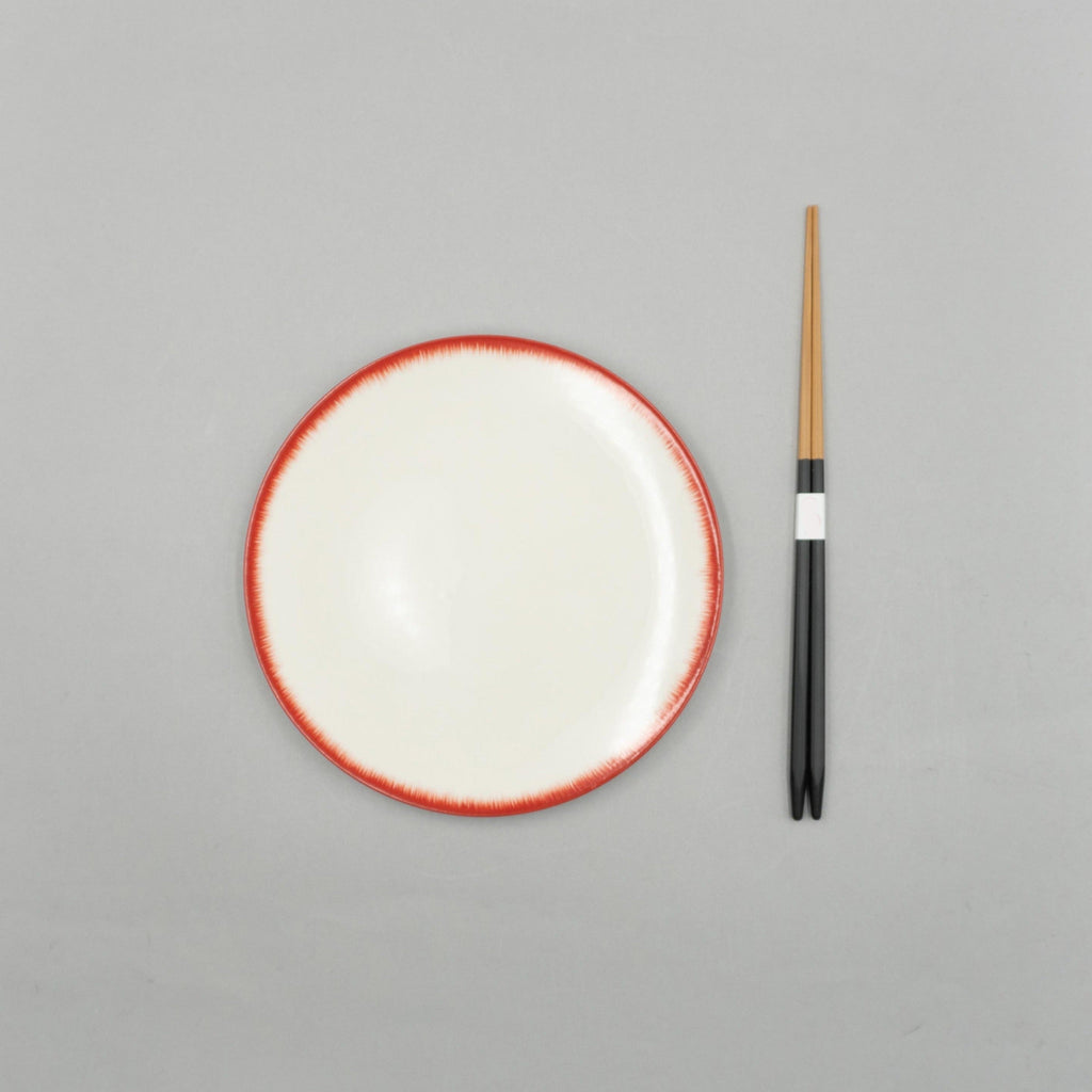 Dinner Plate, 17.5cm, Dé Off-White/Red VAR 2