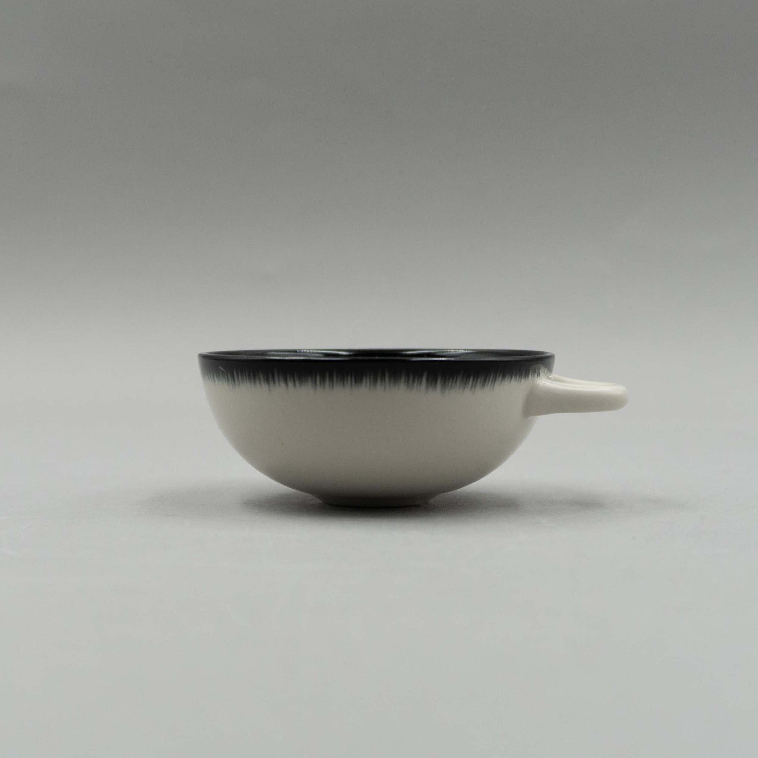 Espresso Cup, 8cl, Off White/Black, Var A