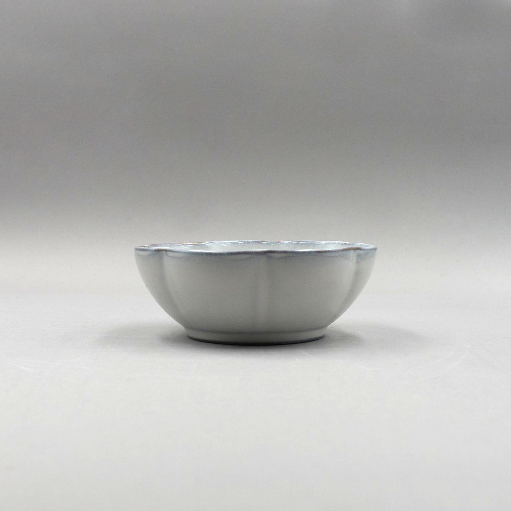 Ribbed Bowl, White, 13cm x 13cm x H5cm